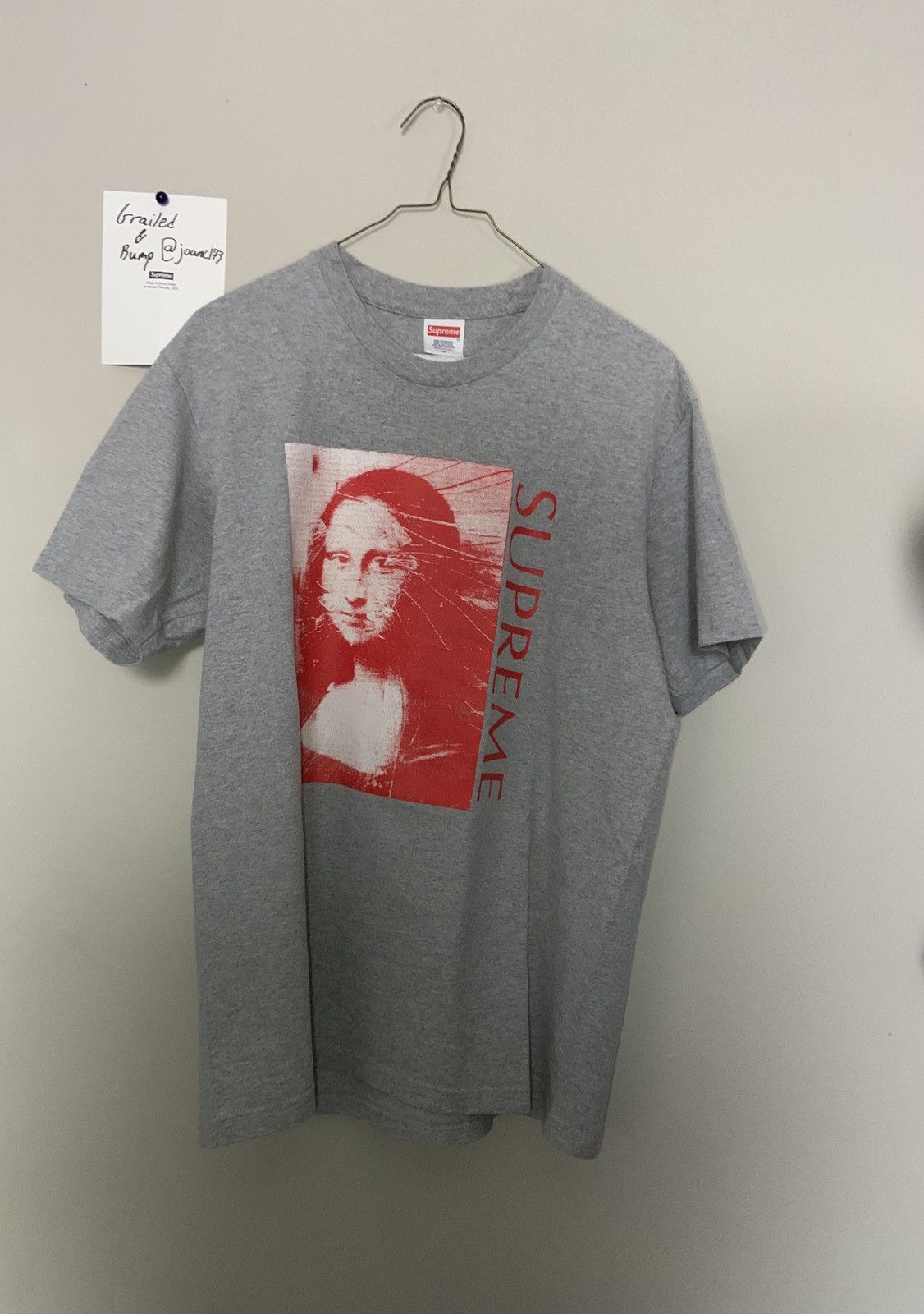 Supreme Supreme Mona Lisa Tee Grey | Grailed