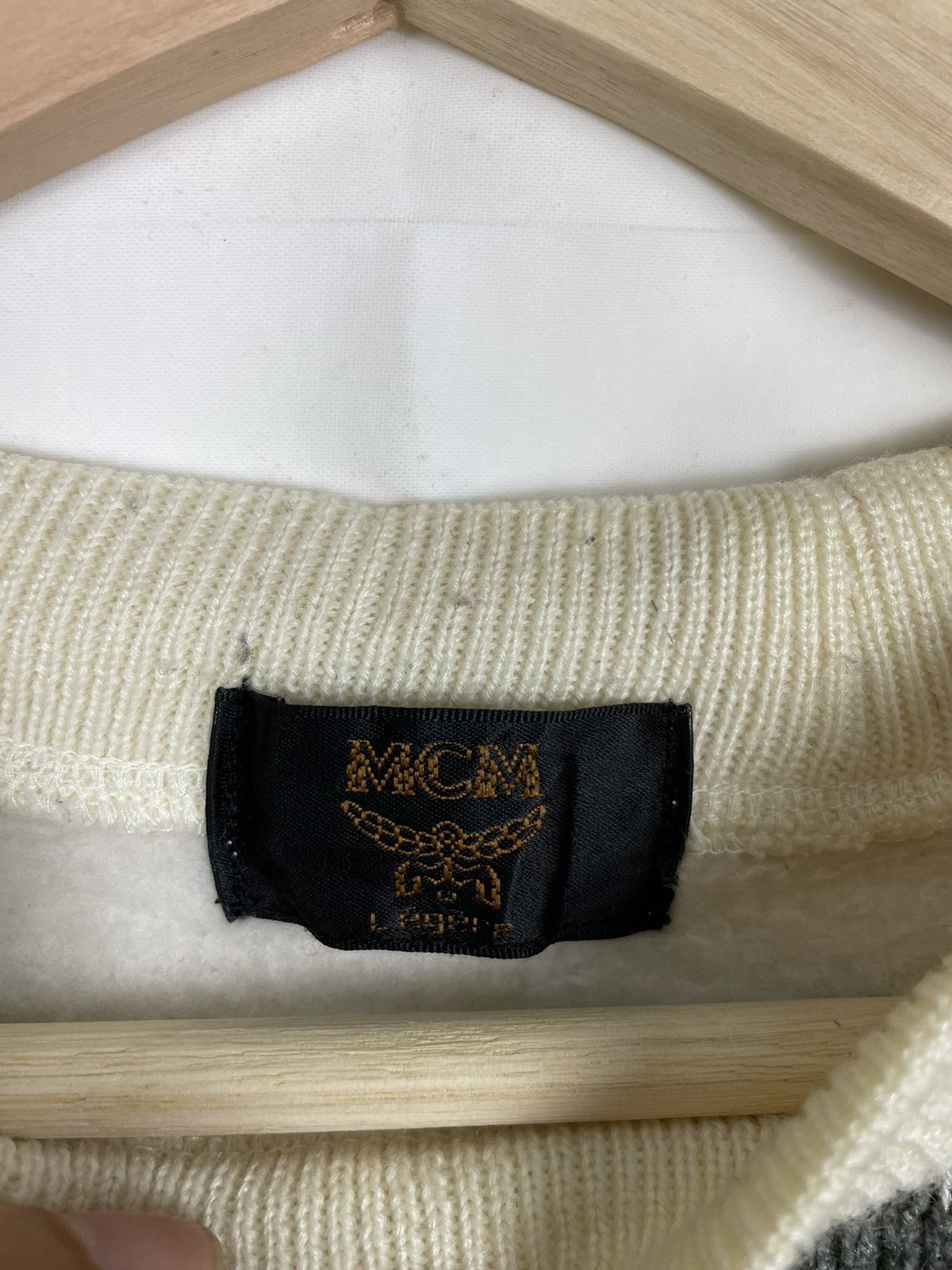 MCM Vintage MCM Japan Knit Sweater Coogi Style 80s Size US L / EU 52-54 / 3 - 3 Thumbnail
