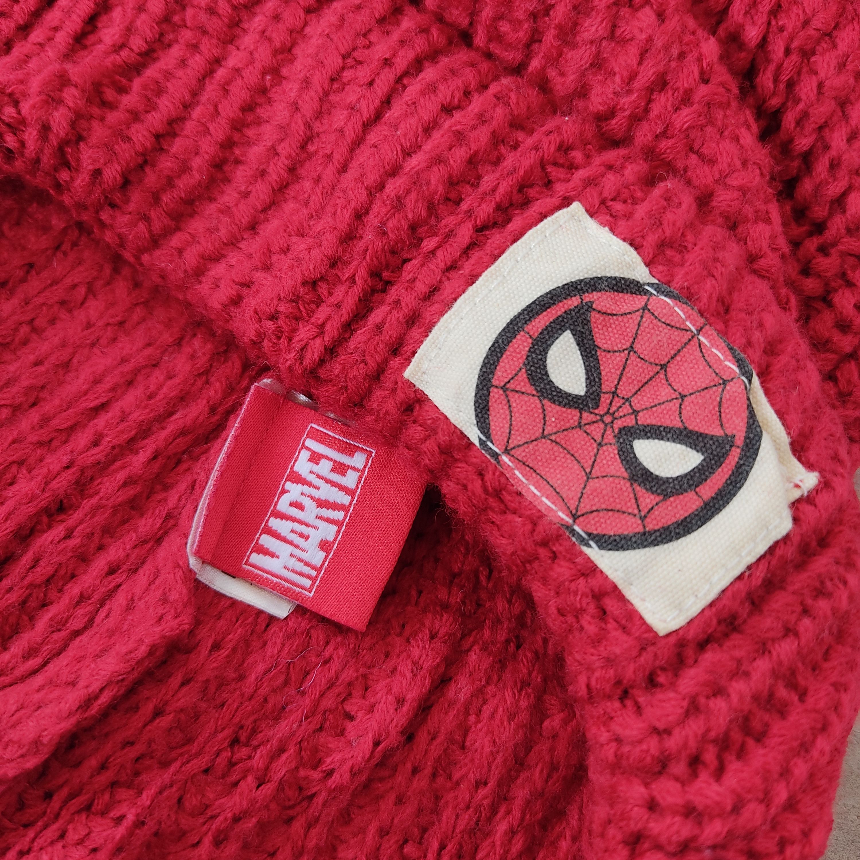 Marvel Comics Marvel Spiderman Cartoon Beanie Knitwear Size ONE SIZE - 4 Thumbnail