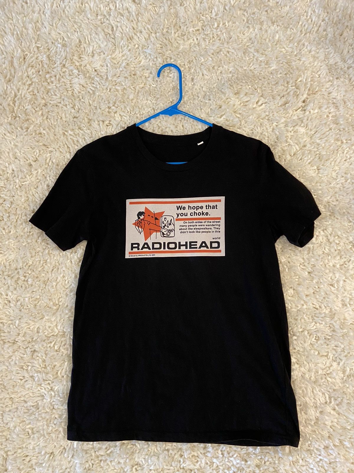 Vintage Radiohead We Hope That You Choke Tee | Grailed