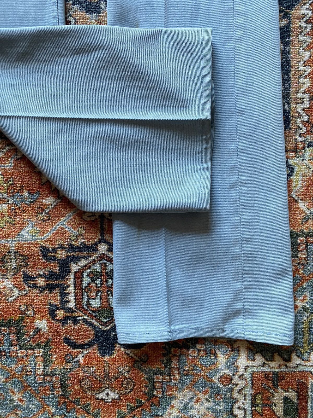 Lee Vintage 1970s Lee Rider Disco Flair Baby Blue Pants READ Size US 30 / EU 46 - 5 Thumbnail