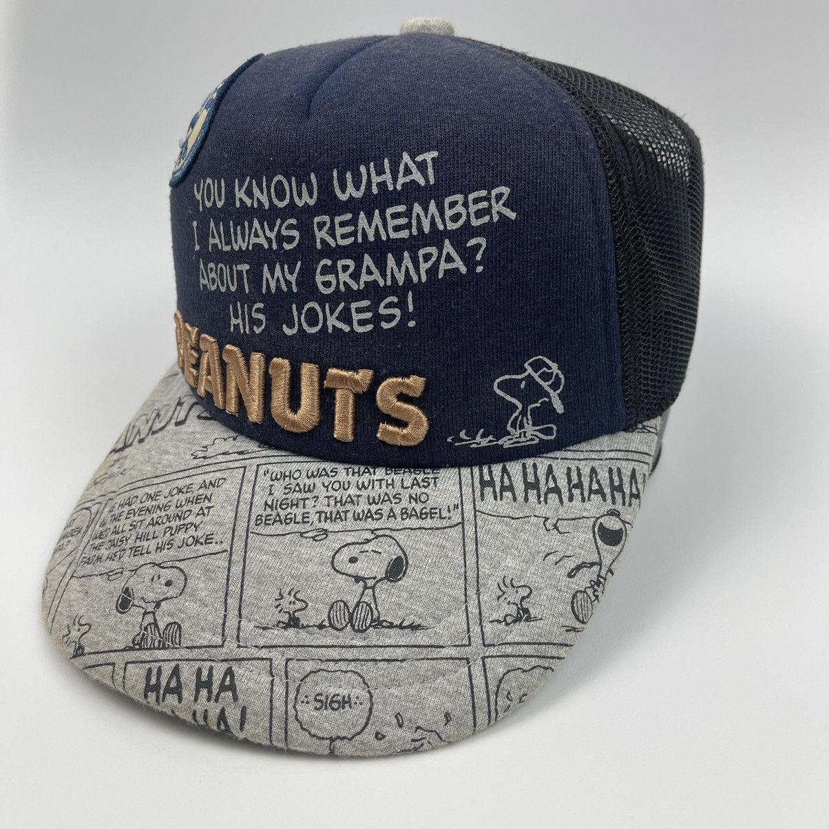 Peanuts Peanuts jokers trucker hat Size ONE SIZE - 3 Thumbnail
