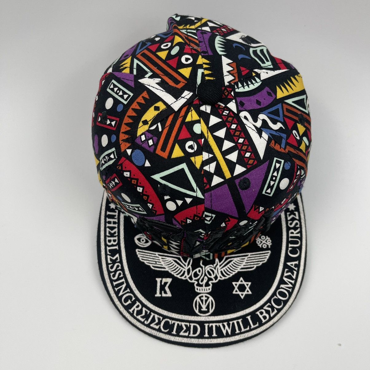 RVCA Rvca Skull Snapback Streetwear Hat Size ONE SIZE - 8 Thumbnail