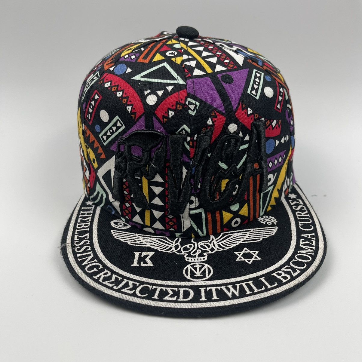 RVCA Rvca Skull Snapback Streetwear Hat Size ONE SIZE - 1 Thumbnail
