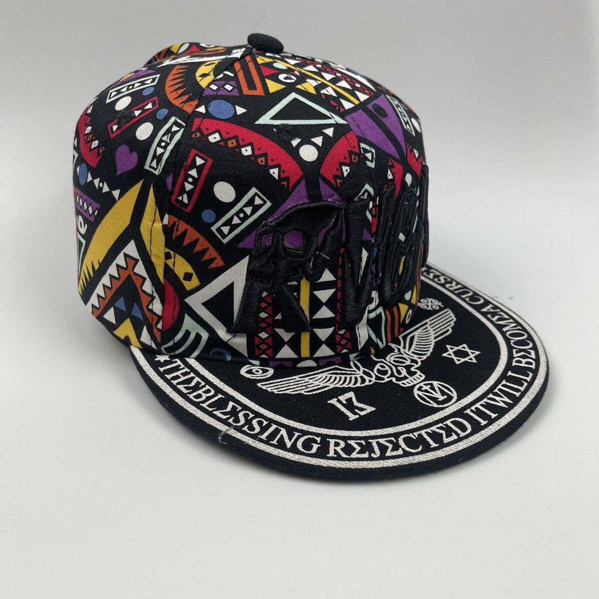 RVCA Rvca Skull Snapback Streetwear Hat Size ONE SIZE - 2 Thumbnail