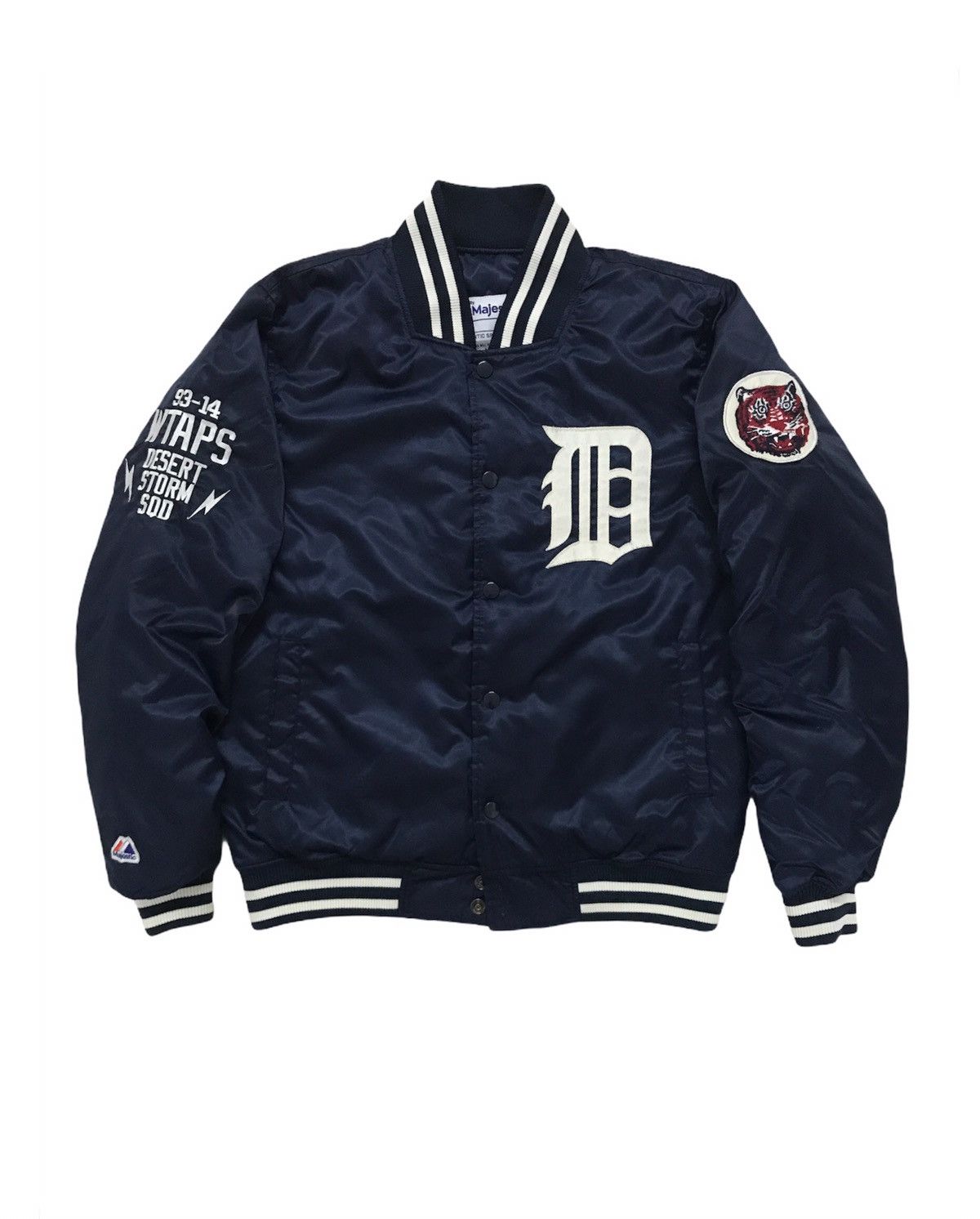 Wtaps Vintage WTAPS Desert Storm X Satin Bomber Bench Jacket MLB