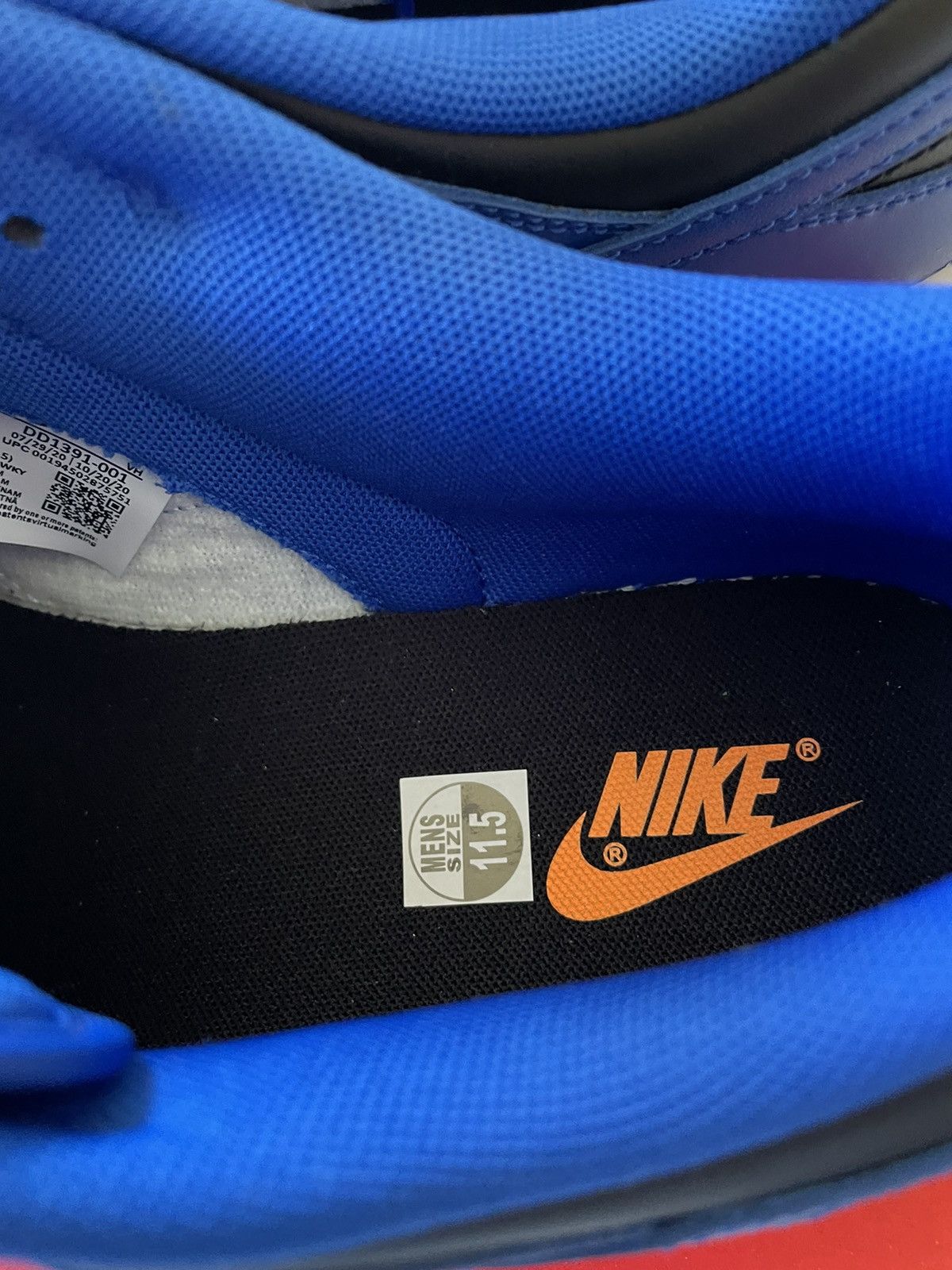 Nike Nike Dunk Low Hyper Cobalt DS Size US 11.5 / EU 44-45 - 6 Thumbnail