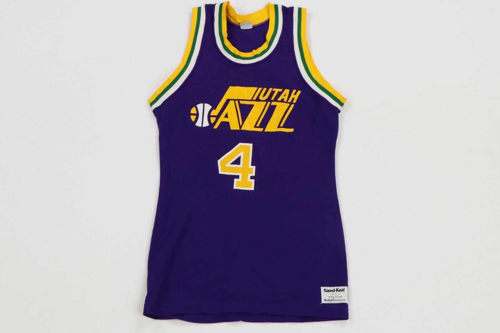 MacGregor × Vintage Vintage 80s Sand Knit Utah Jazz Adrian Dantley Jersey Kit Size US S / EU 44-46 / 1 - 3 Thumbnail