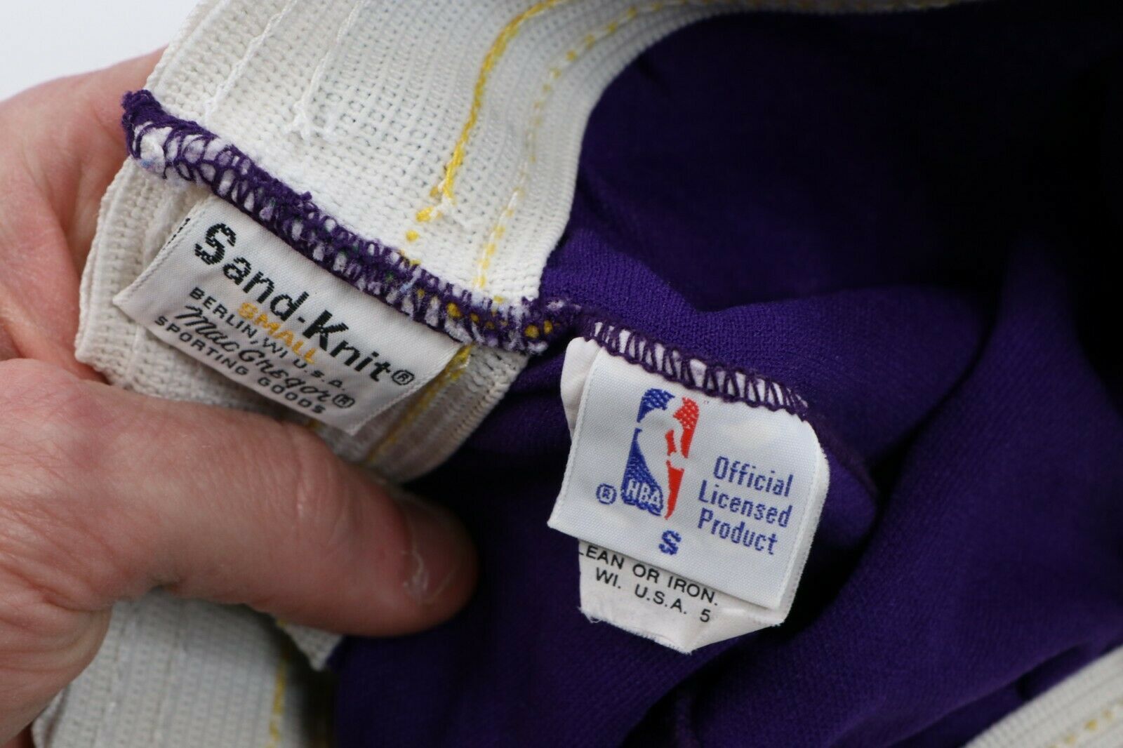 MacGregor × Vintage Vintage 80s Sand Knit Utah Jazz Adrian Dantley Jersey Kit Size US S / EU 44-46 / 1 - 9 Thumbnail