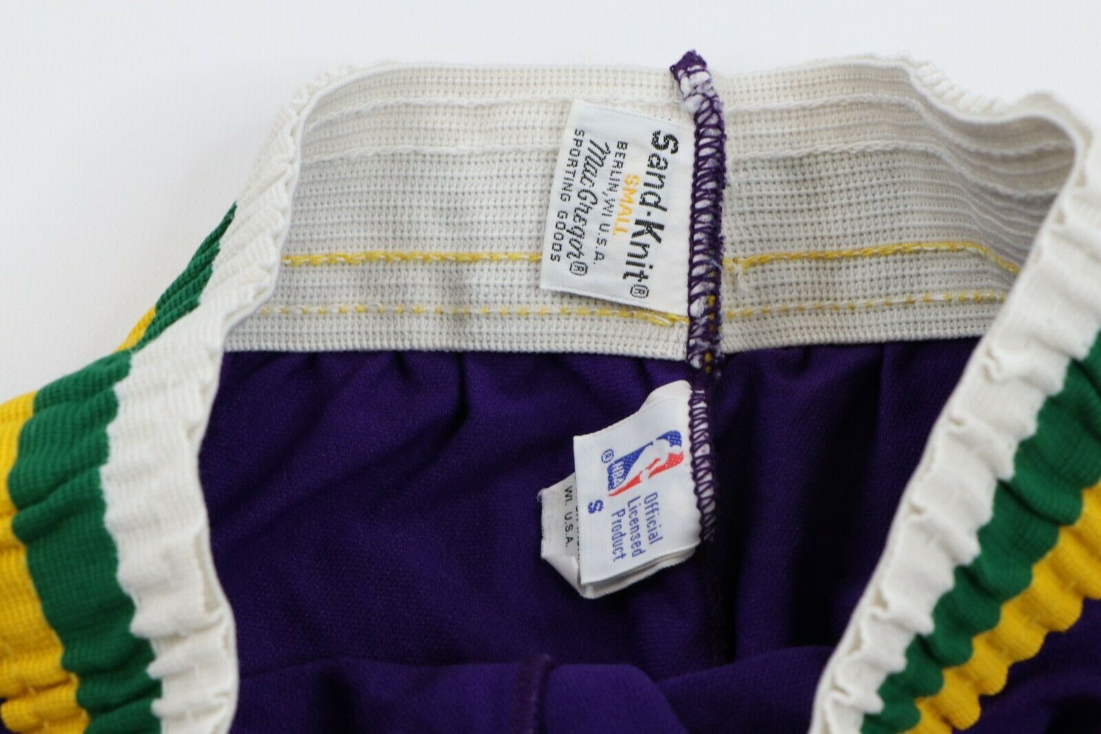 MacGregor × Vintage Vintage 80s Sand Knit Utah Jazz Adrian Dantley Jersey Kit Size US S / EU 44-46 / 1 - 8 Thumbnail