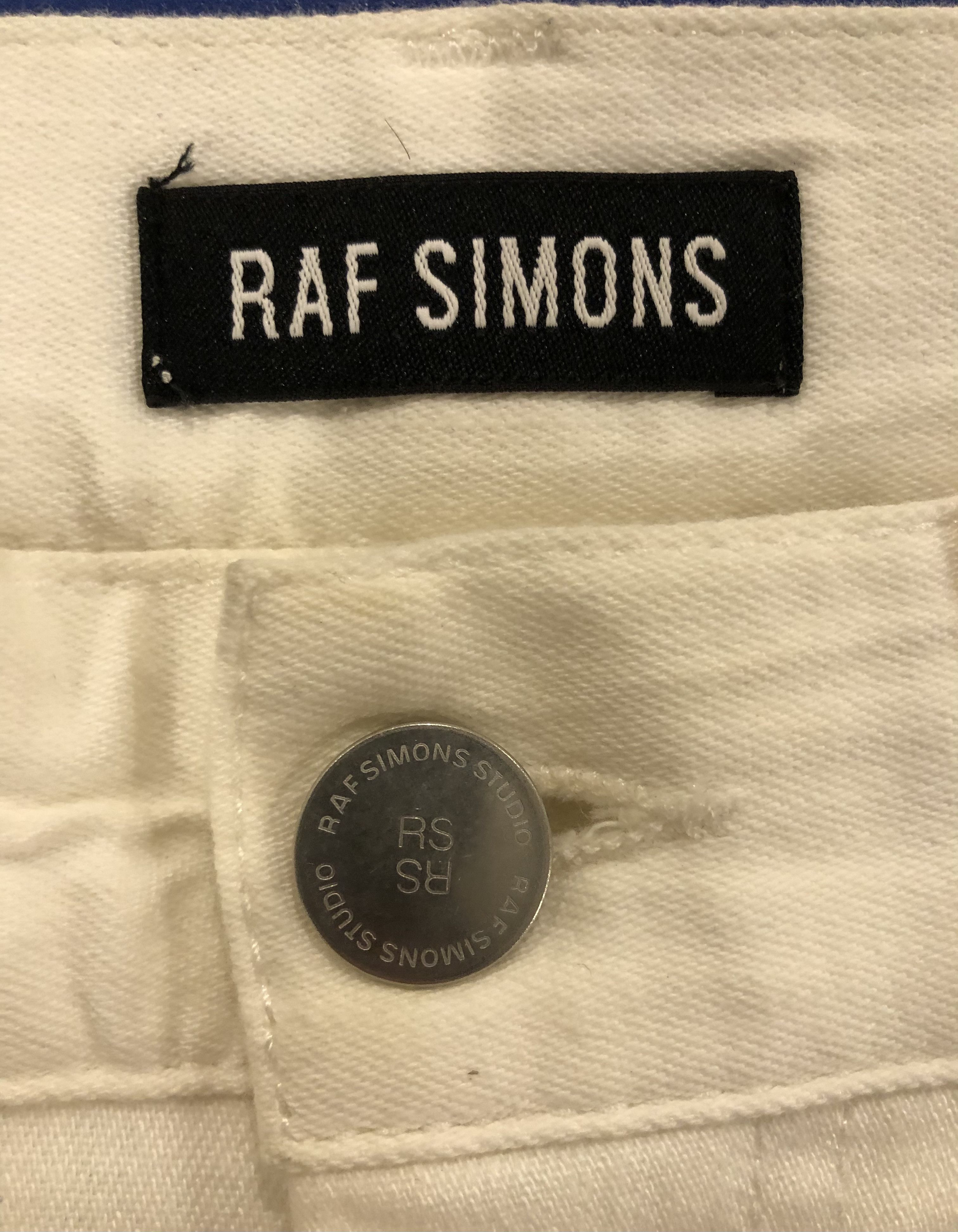Raf Simons Raf Simons White Jeans Size US 29 - 4 Thumbnail