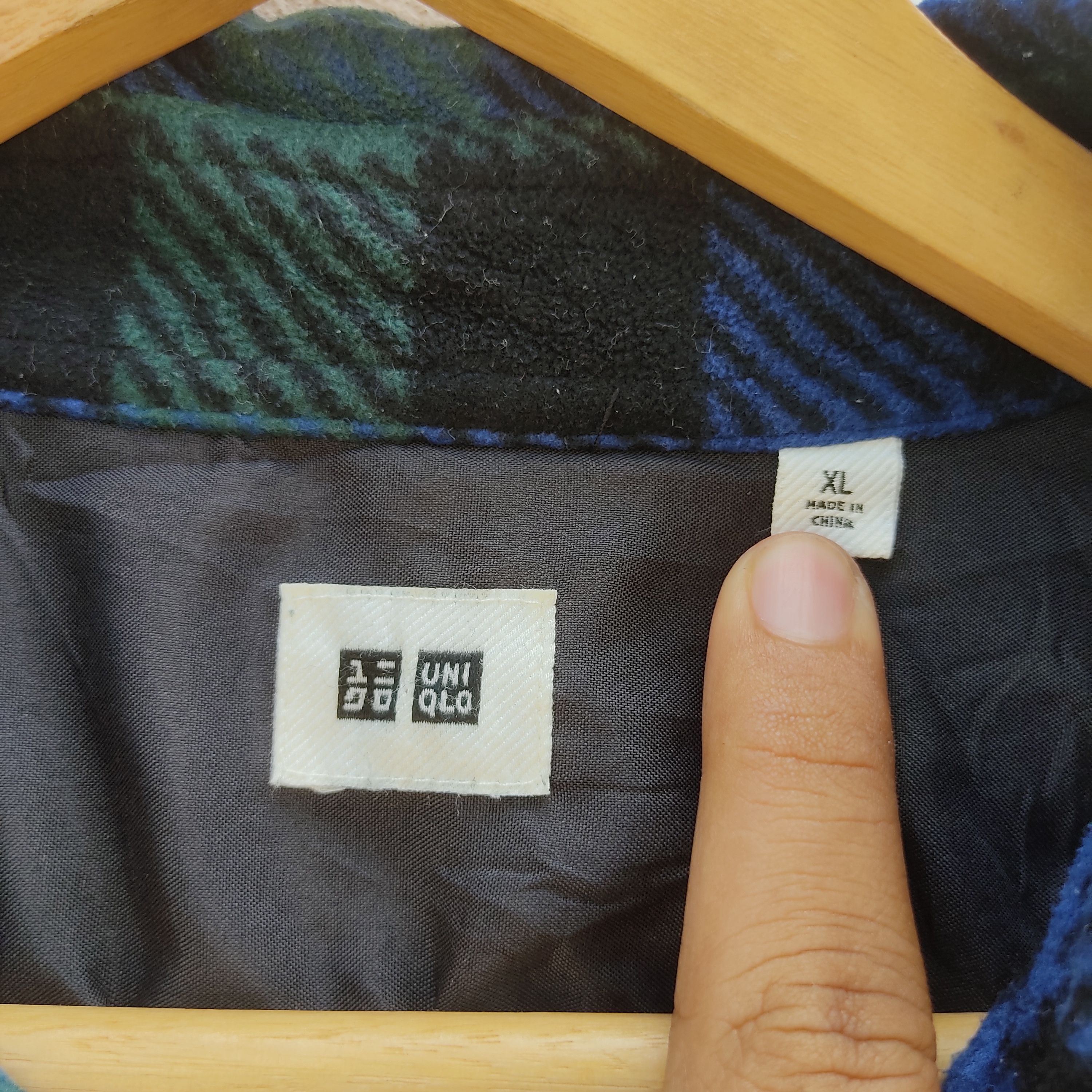 Flannel × Uniqlo × Vintage UNIQLO Flannel Checkered Long Sleeve Shirt Size US XL / EU 56 / 4 - 5 Thumbnail