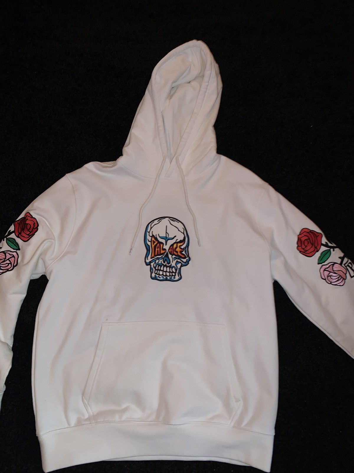 Palace PALACE HESH MIT FRESH HOOD WHITE HOODIE SIZE L Grailed