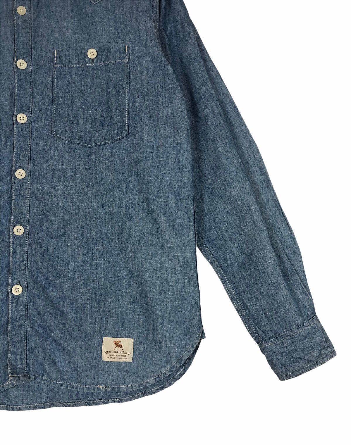 Neighborhood Neighborhood Chambray Button Ups Size US M / EU 48-50 / 2 - 5 Thumbnail
