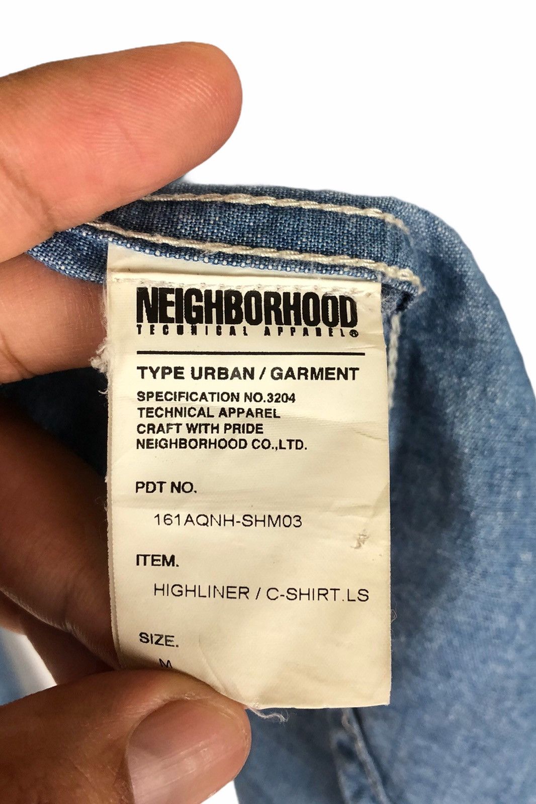 Neighborhood Neighborhood Chambray Button Ups Size US M / EU 48-50 / 2 - 10 Thumbnail