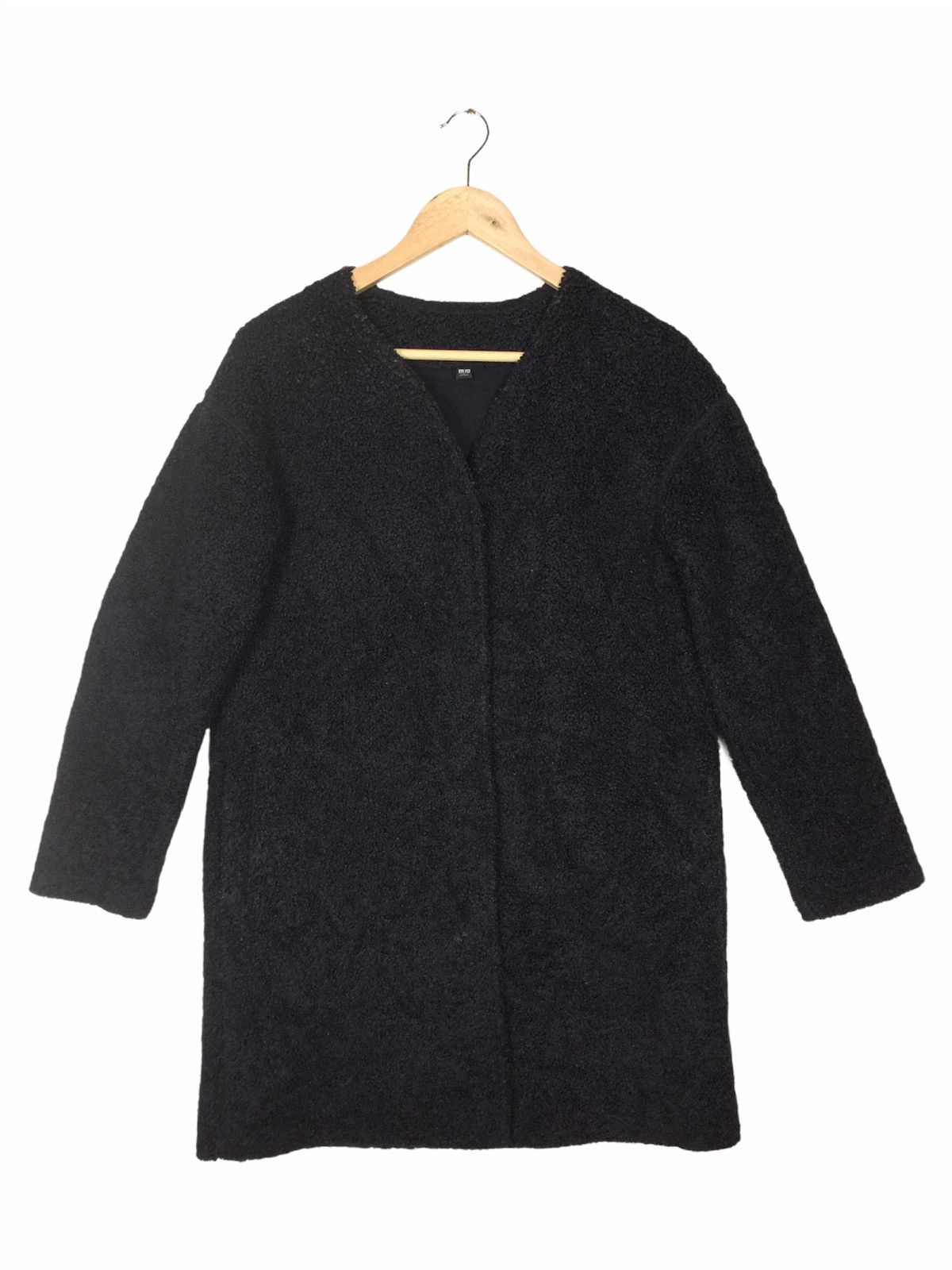 Vintage Uniqlo Fleece Sherpa Cardigan Coat