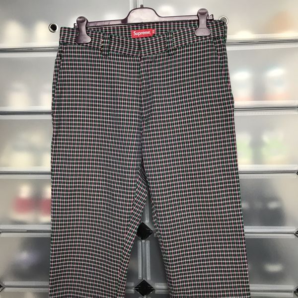 Supreme Supreme Work Pant Purple Plaid SS18 32 | Grailed