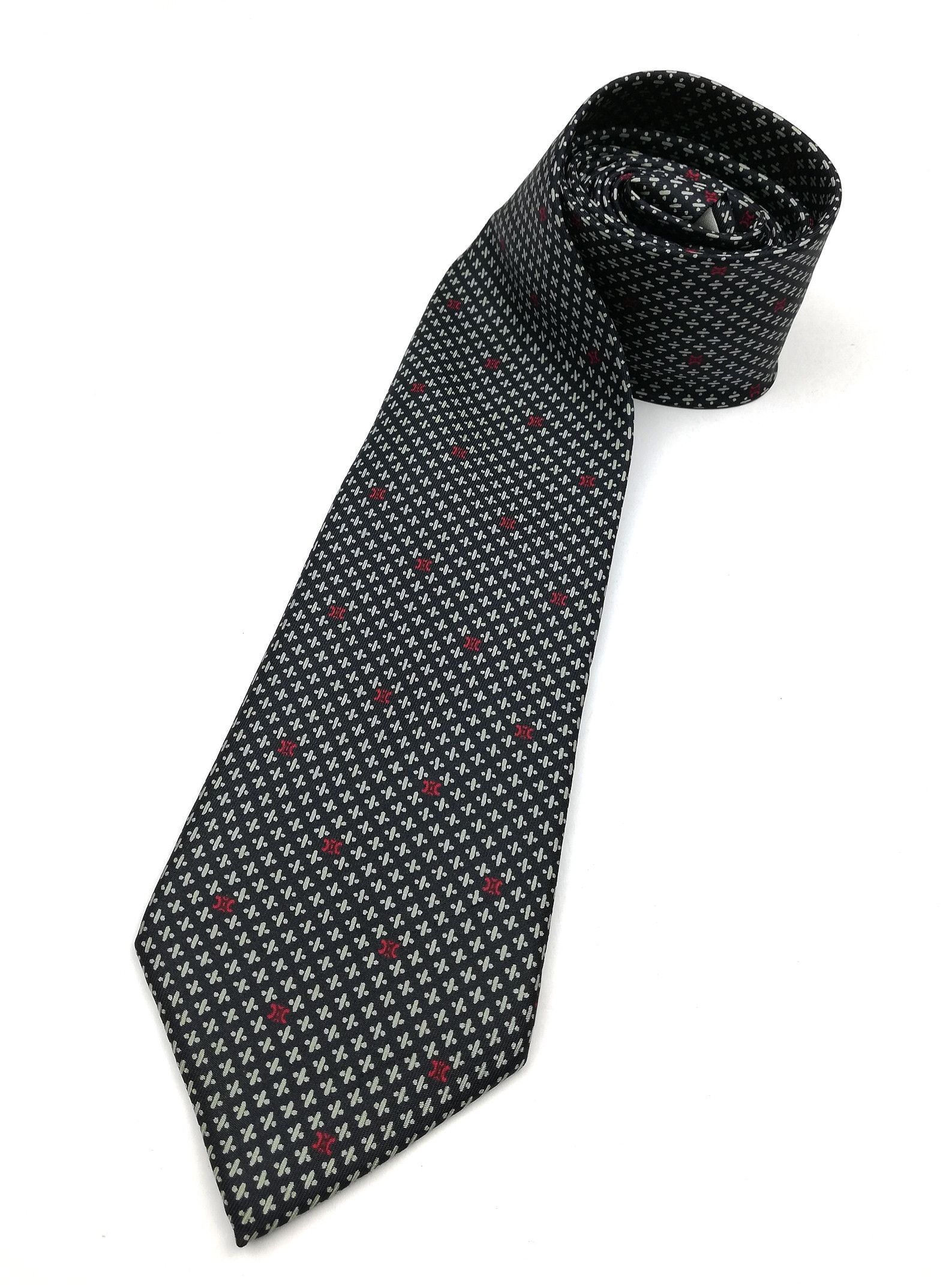 Celine CELINE PARIS LUXURY SILK NECKTIE CLASSIC DESIGN Size ONE SIZE - 2 Thumbnail