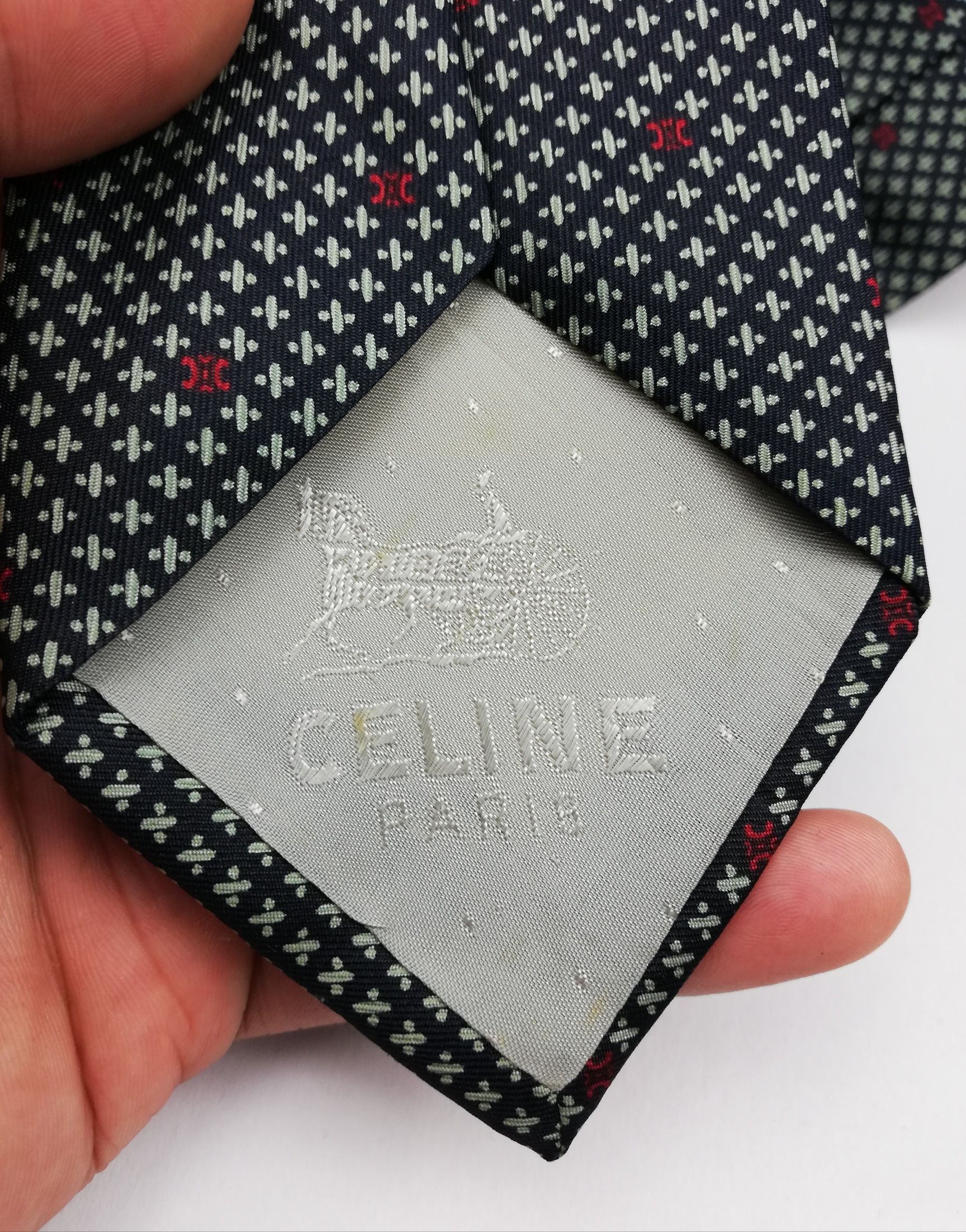 Celine CELINE PARIS LUXURY SILK NECKTIE CLASSIC DESIGN Size ONE SIZE - 3 Thumbnail