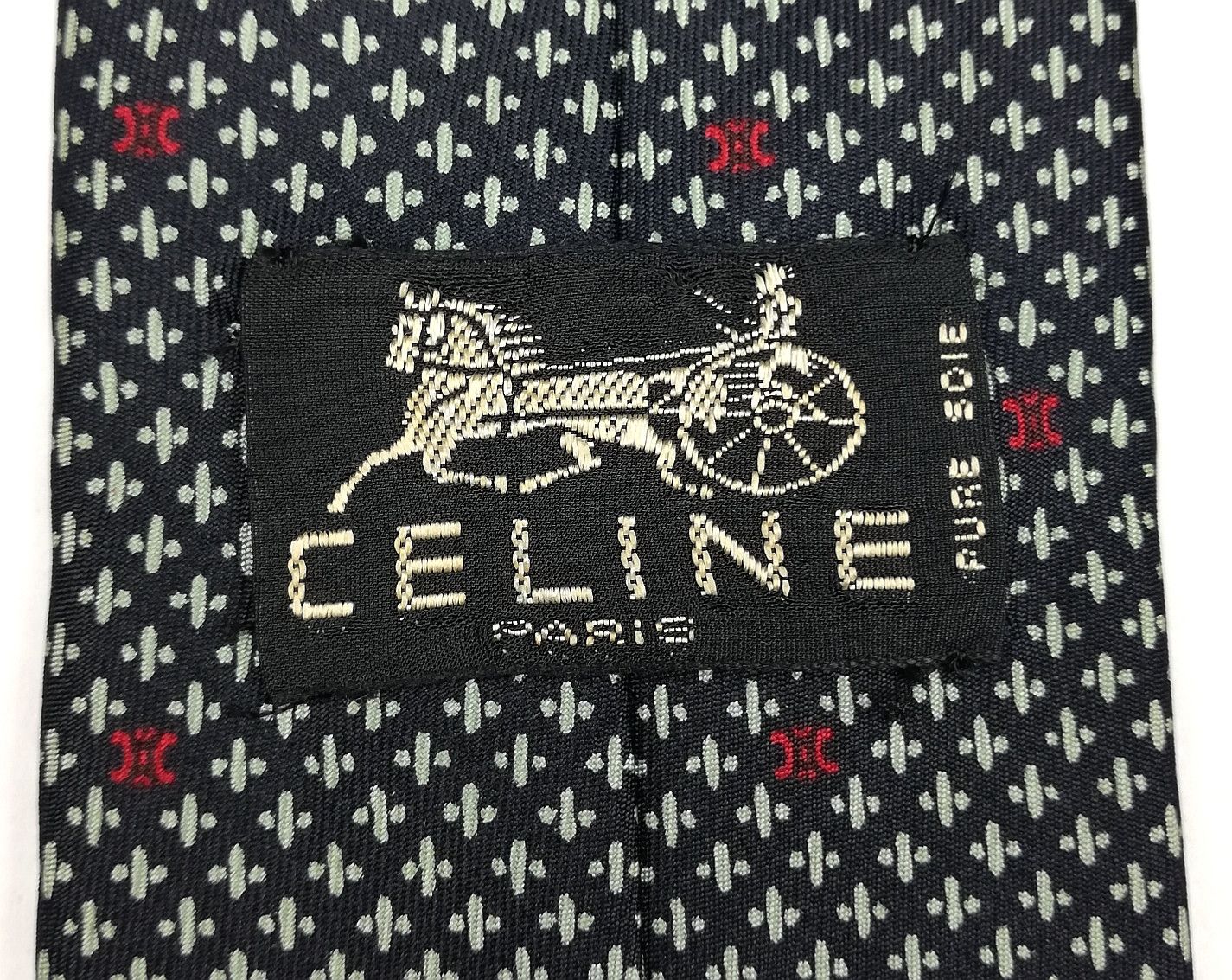 Celine CELINE PARIS LUXURY SILK NECKTIE CLASSIC DESIGN Size ONE SIZE - 5 Thumbnail