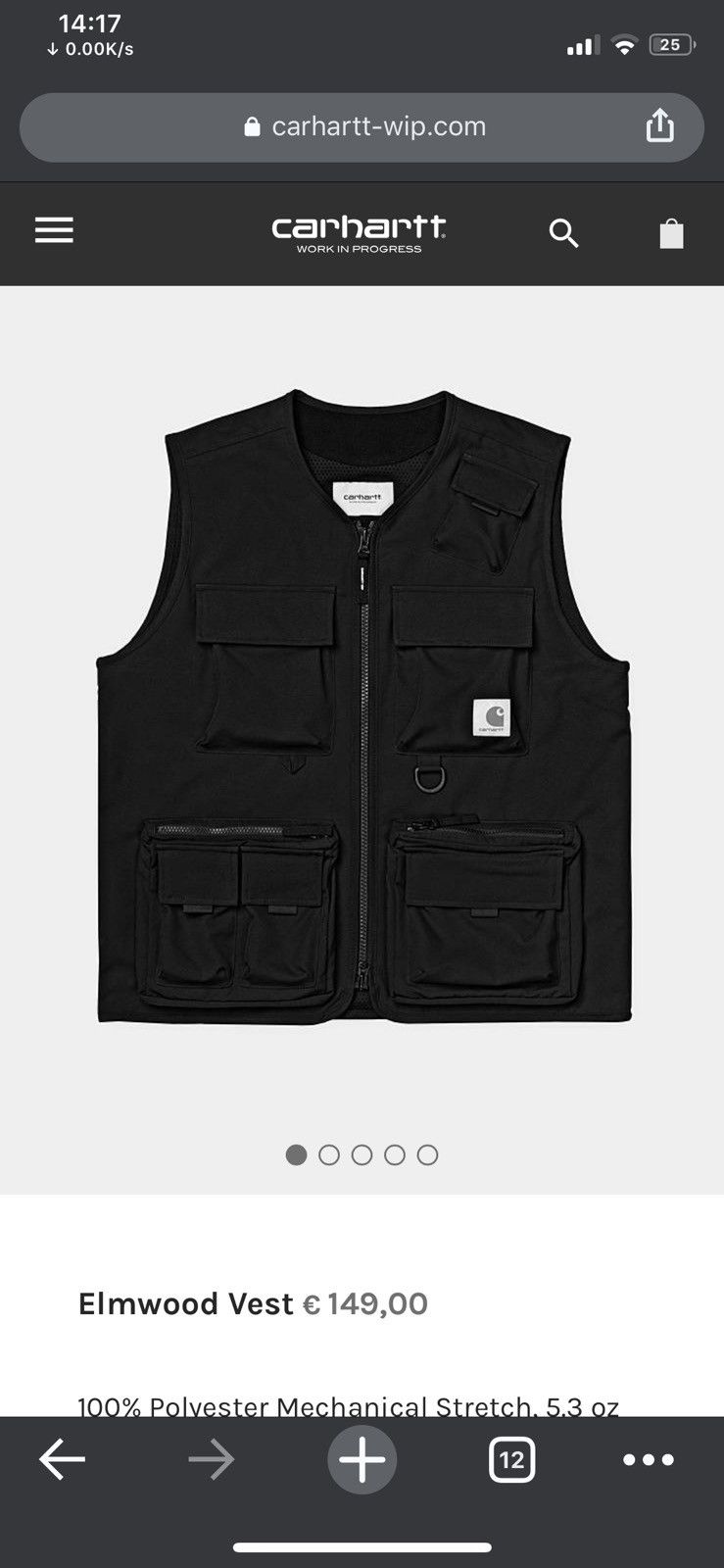 Carhartt × Carhartt Wip Carhartt WIP Hayes Vest Size L | Grailed