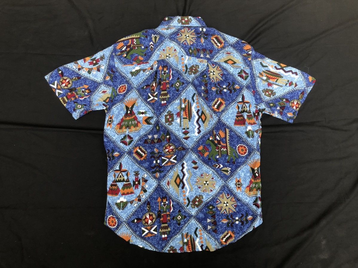 Vintage Michele D’Ambra Italy Ancient Middle East Art Rayon Shirt Size US M / EU 48-50 / 2 - 6 Thumbnail