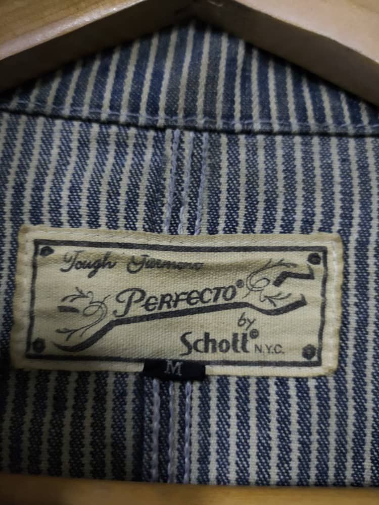 Schott RARE SCHOTT PERFECTO HICKORY STRIPES JACKETS Size US M / EU 48-50 / 2 - 4 Thumbnail