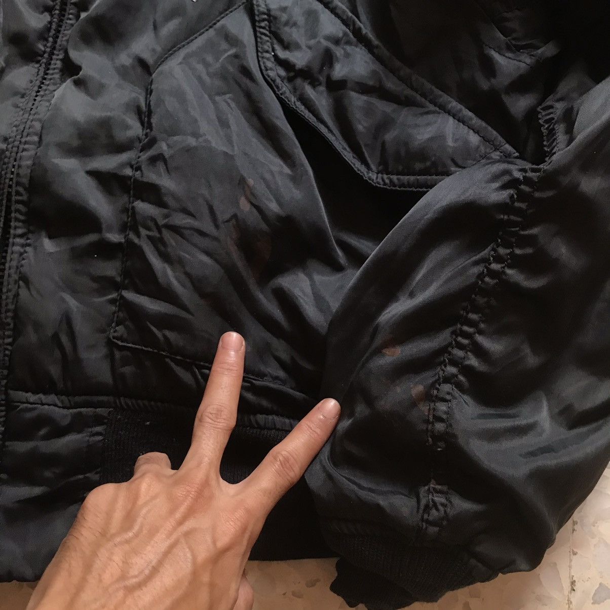 Vintage Vintage CWU-45 bomber jacket US military army issue 2000 y2k Size US M / EU 48-50 / 2 - 8 Thumbnail