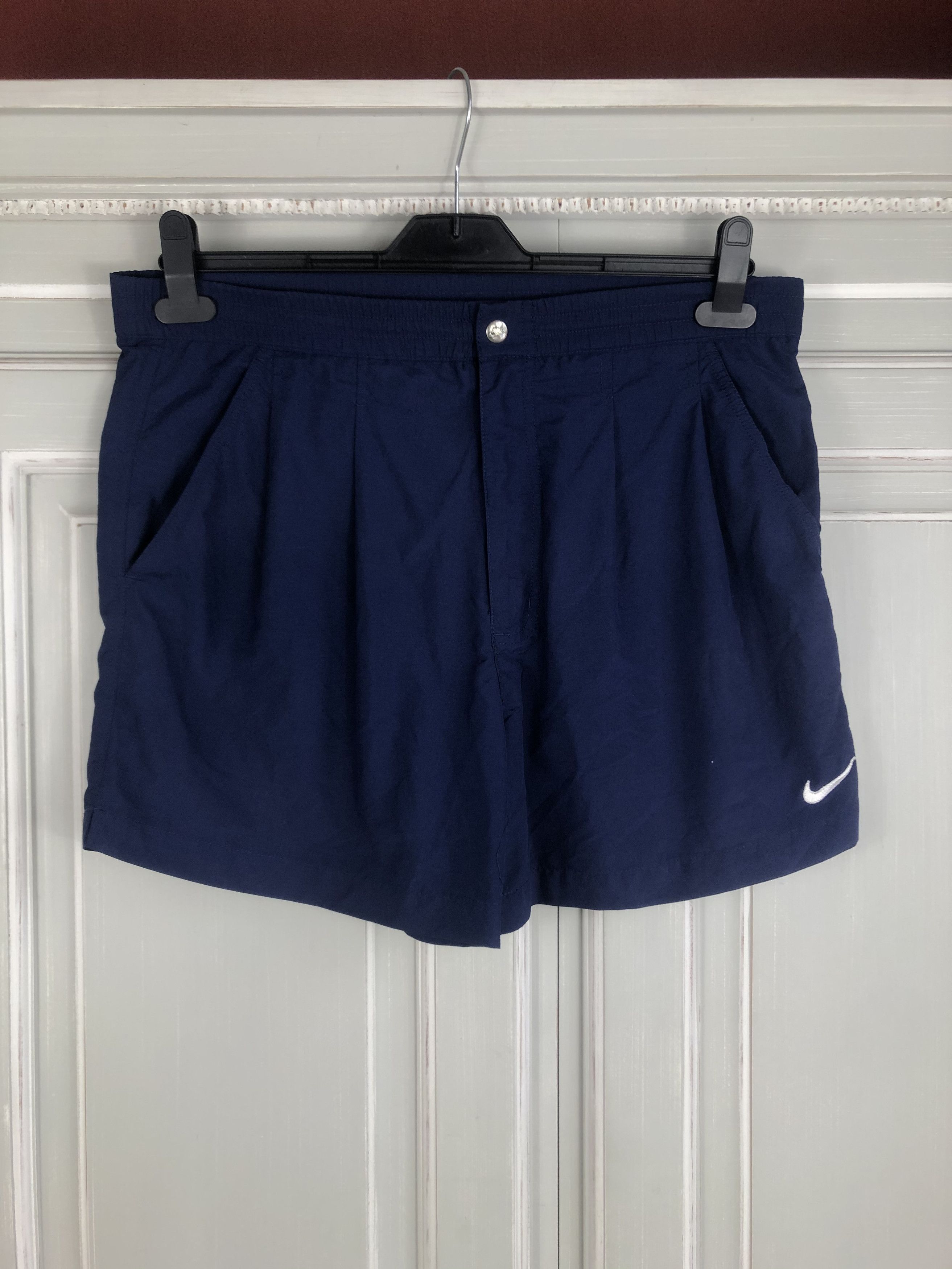Nike × Vintage nike shorts vintage swoosh Size US 32 / EU 48 - 1 Thumbnail