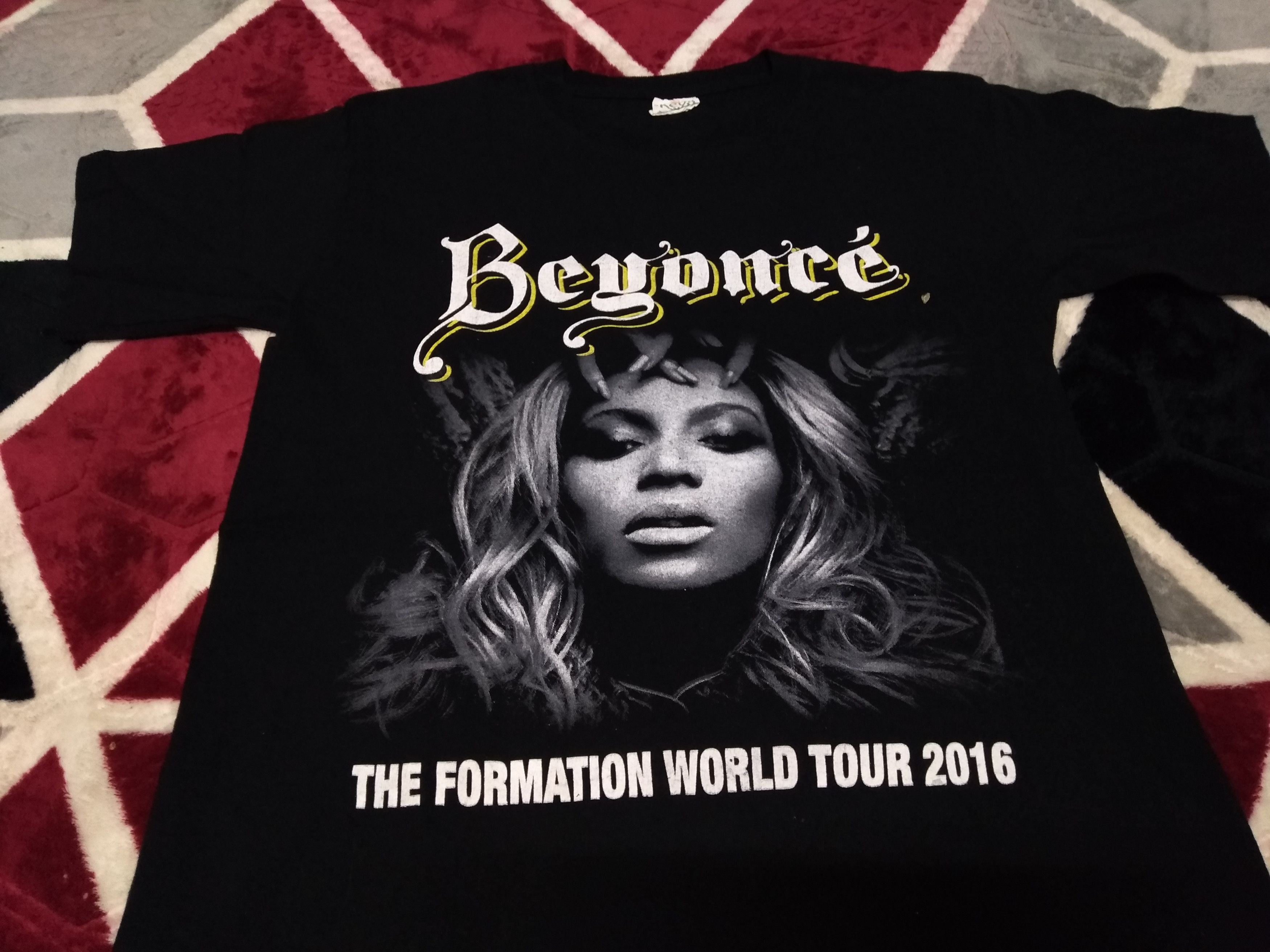 Band Tees Beyonce singer raptee tour t shirt | Grailed