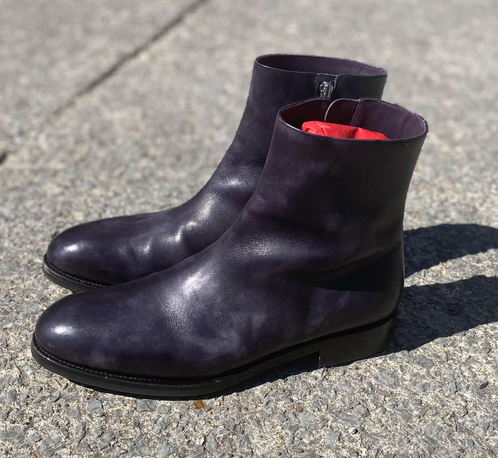 Carmina Carmina – MTO Black Museum Side Zip (Oscar) – 8.5UK