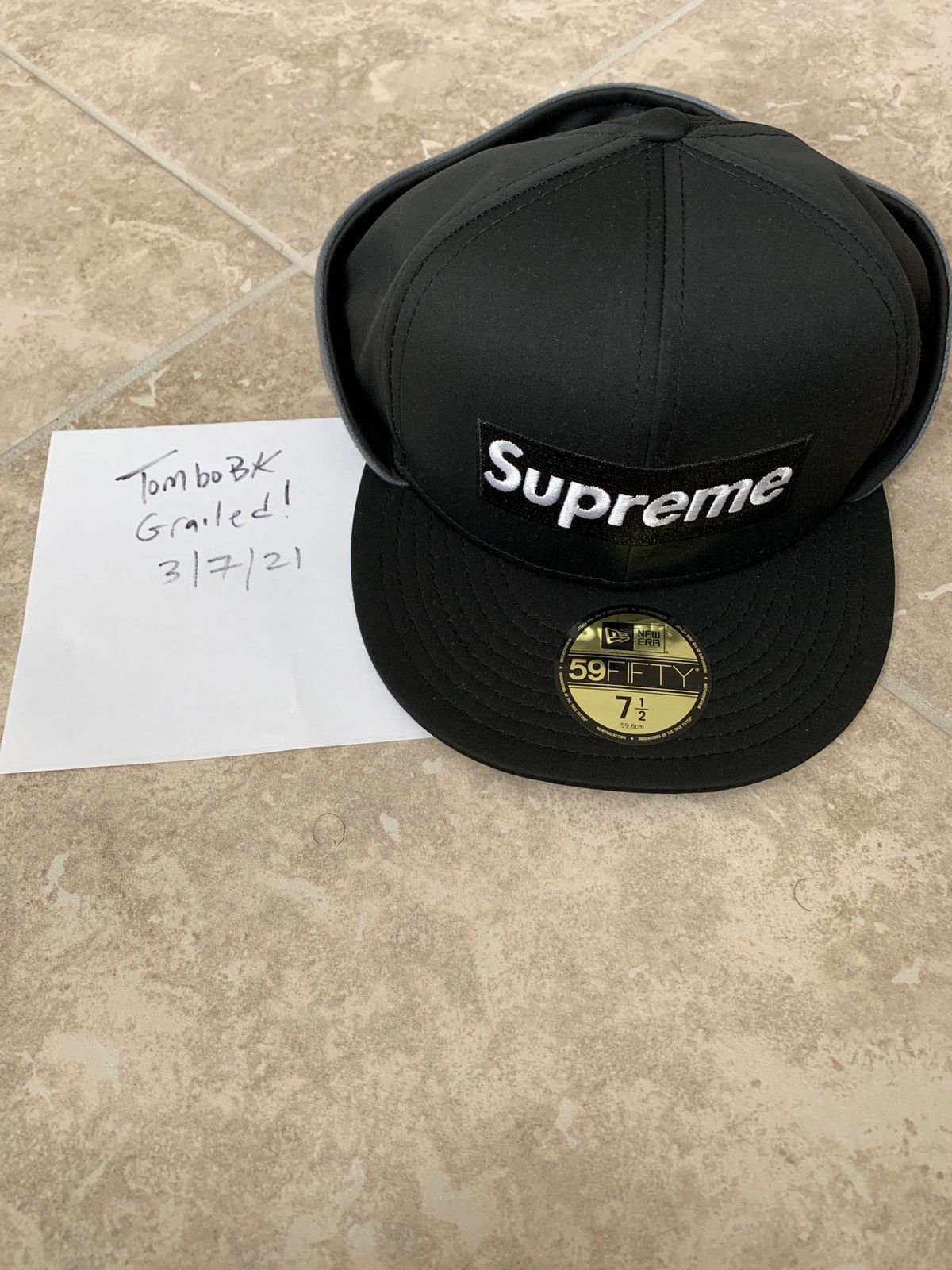 Supreme Supreme WindStopper Earflap Box Logo New Era Fited Hat 7-1 ...