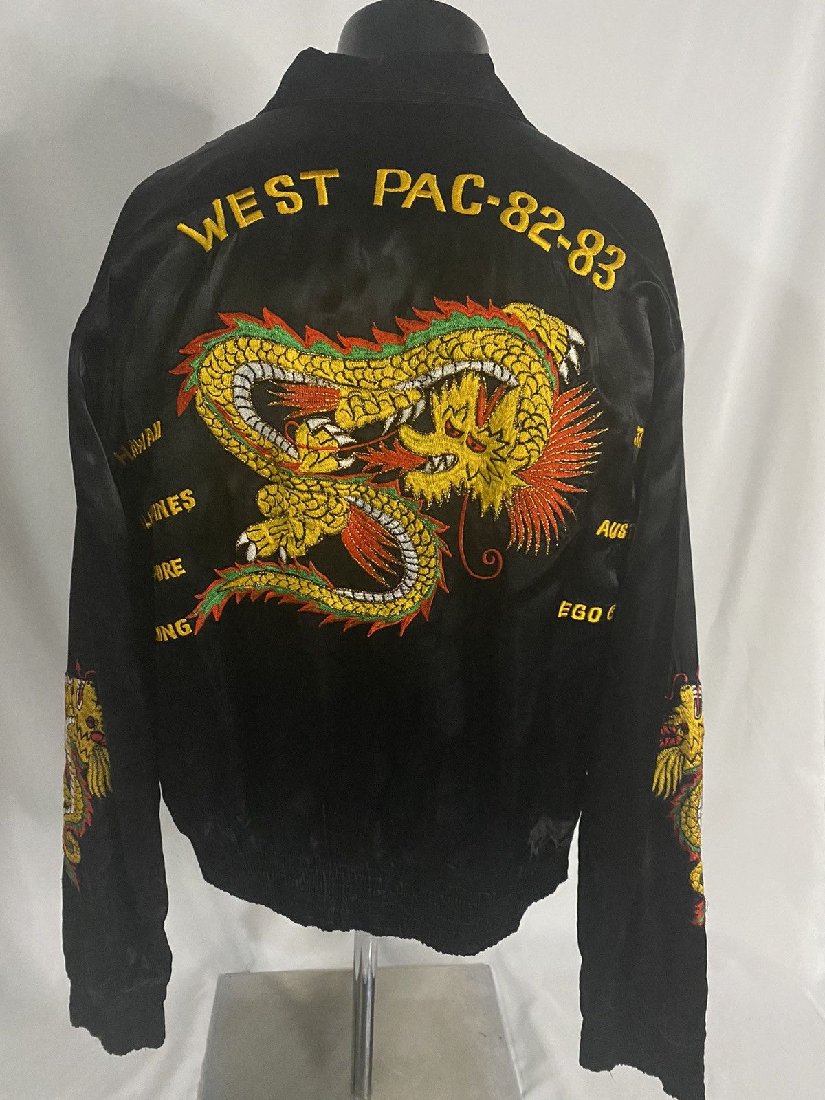 Vintage Rare Vintage 1982 West Pac Satin Tour Souvenir Jacket | Grailed