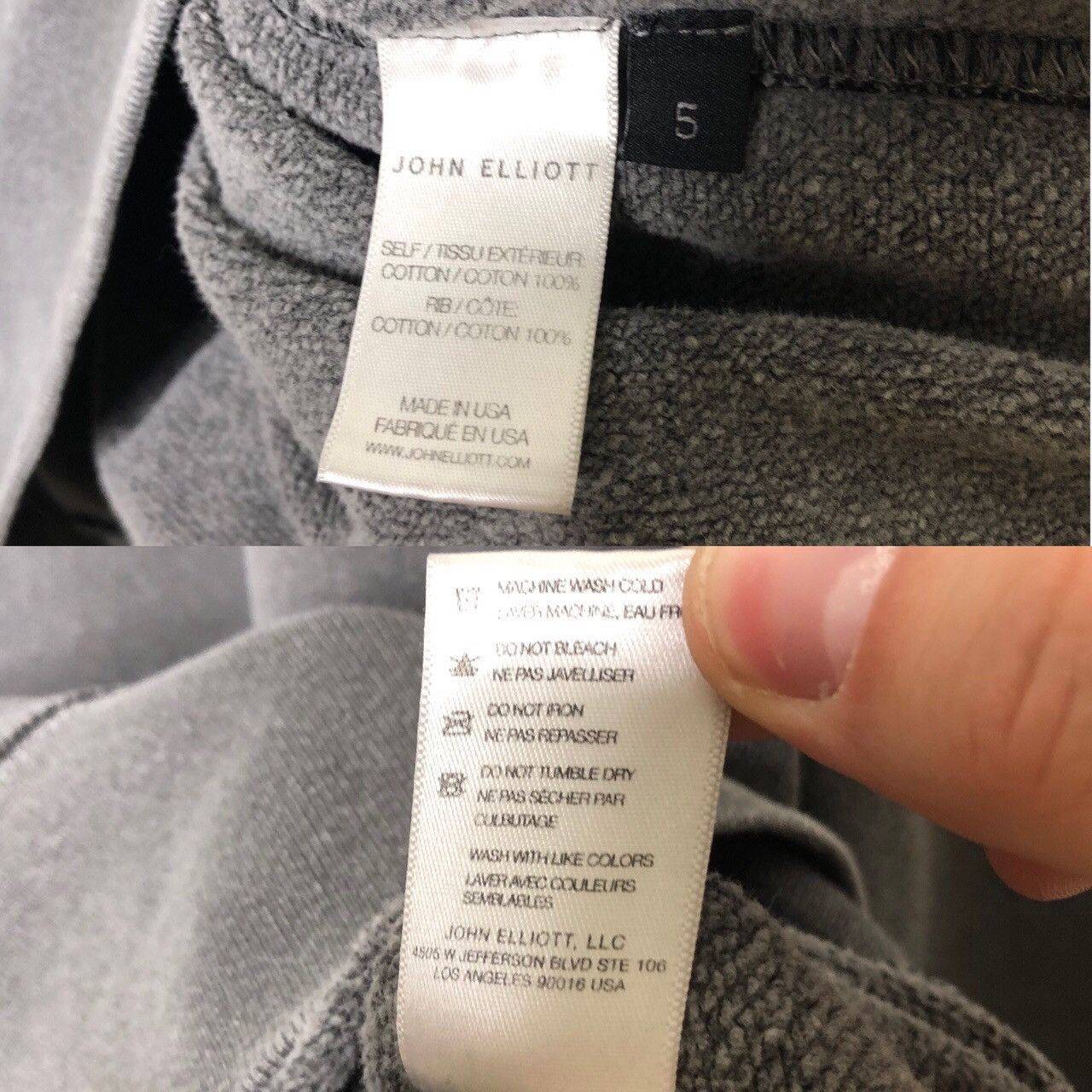 John Elliott John Elliot Loose stitch gray crewneck sweatshirt Size US XXL / EU 58 / 5 - 4 Thumbnail