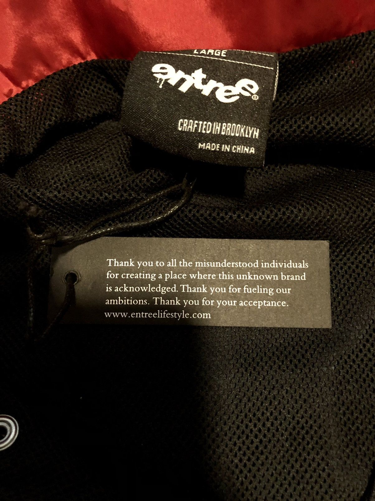 Entree Lifestyle RARE ENTREE LIFESTYLE MISUNDERSTOOD USA OLYMPIC WINDBREAKER Size US L / EU 52-54 / 3 - 11 Thumbnail