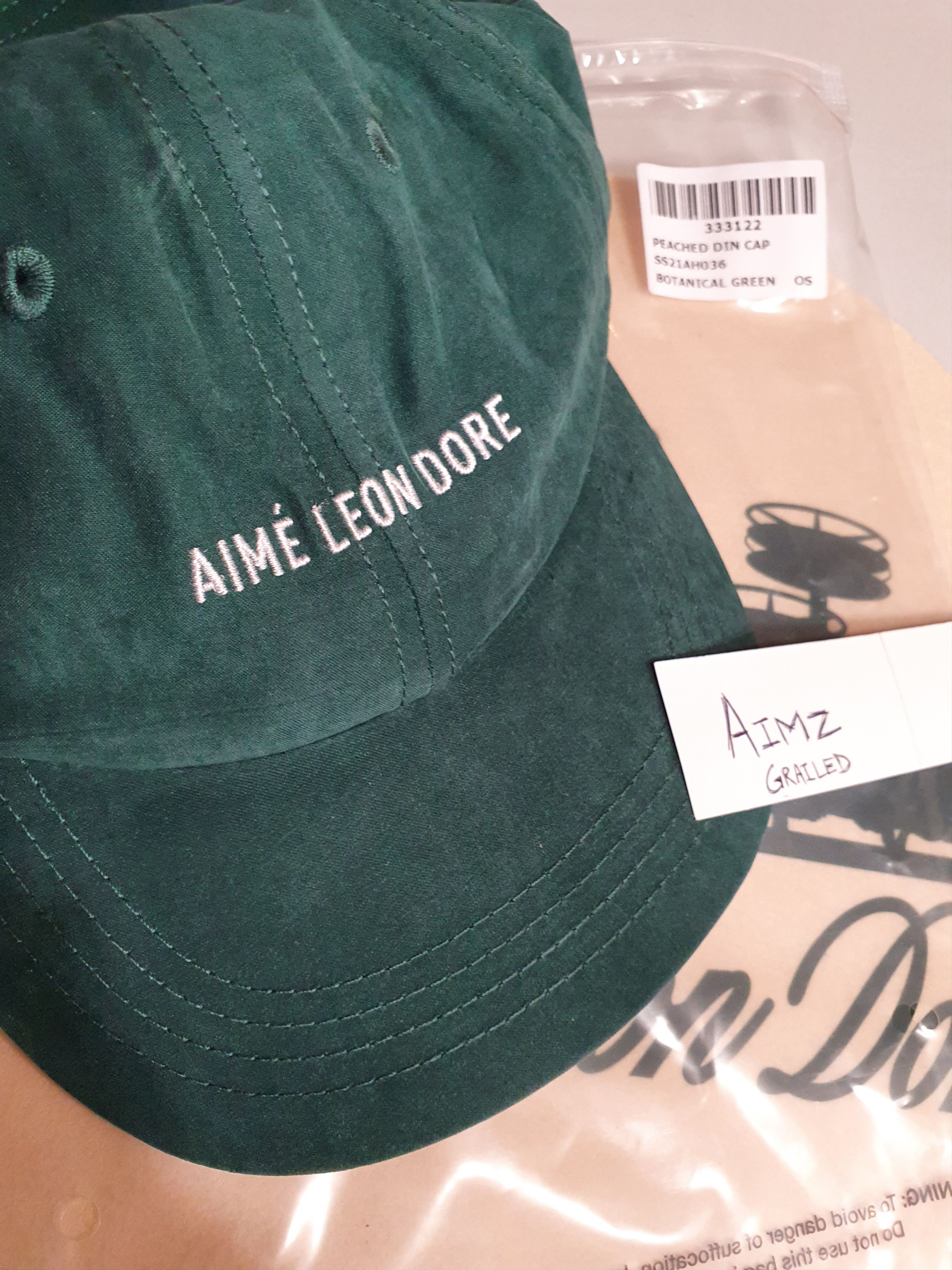 Aime Leon Dore Brushed Nylon Hat Green - SS21 - US