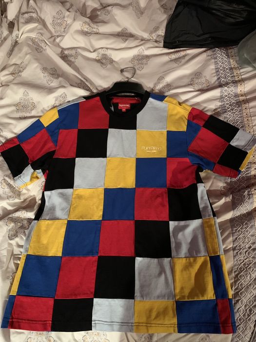 Supreme Patchwork Pique Tee M www.krzysztofbialy.com