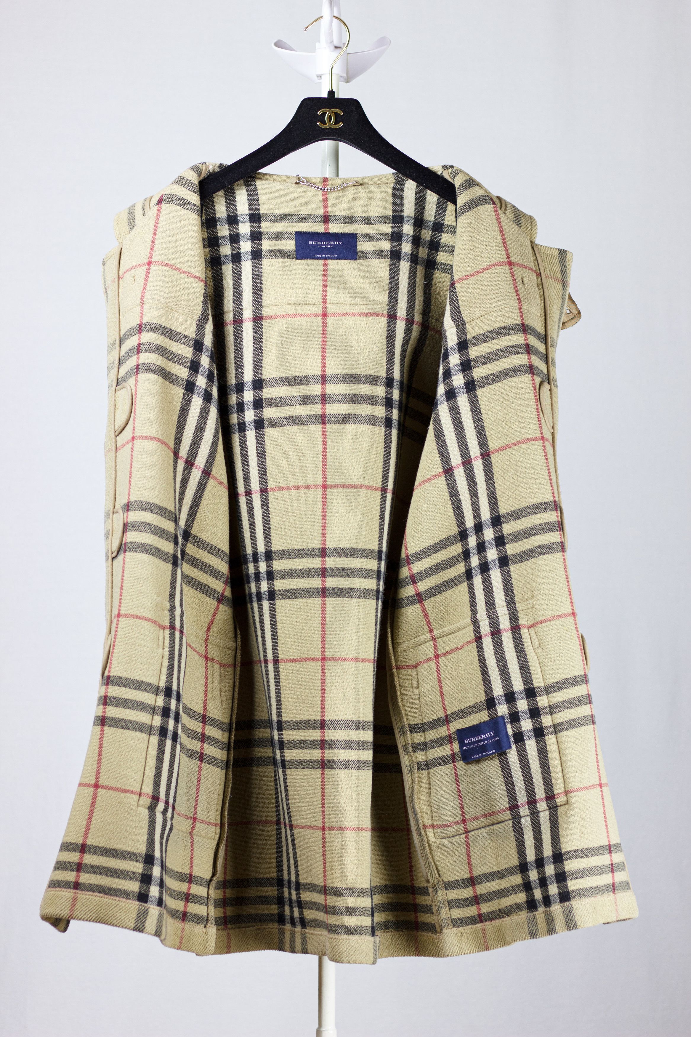Burberry Burberry Nova Check Duffle Coat Size US L / EU 52-54 / 3 - 3 Thumbnail