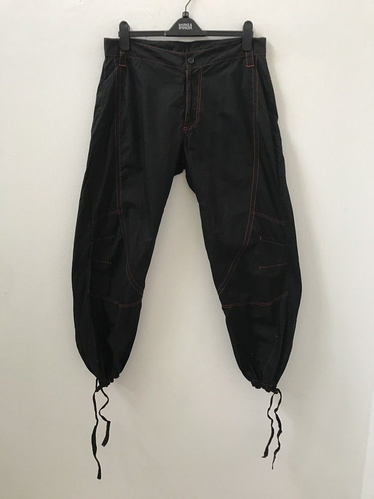 Vintage A Japan Drawstring Hem Strap Baggy Wide Trouser Pant Size US 34 / EU 50 - 1 Thumbnail