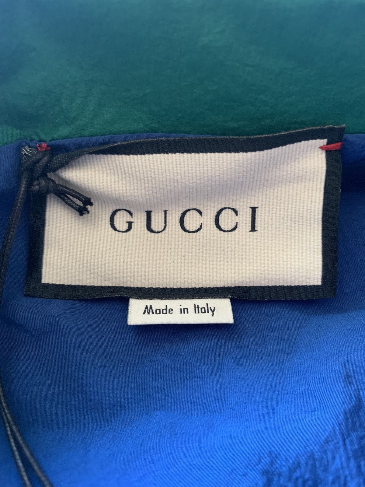 Gucci NEW Mens Gucci Oversized Waterproof Nylon Multicolor Jacket Size US M / EU 48-50 / 2 - 2 Thumbnail