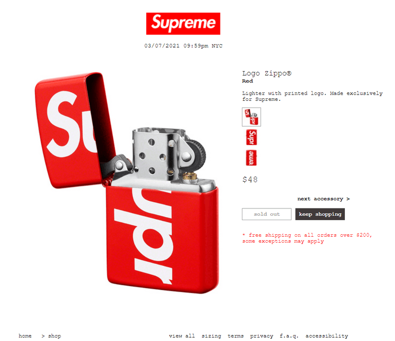 Supreme Supreme Logo Zippo Lighter - Red | Grailed