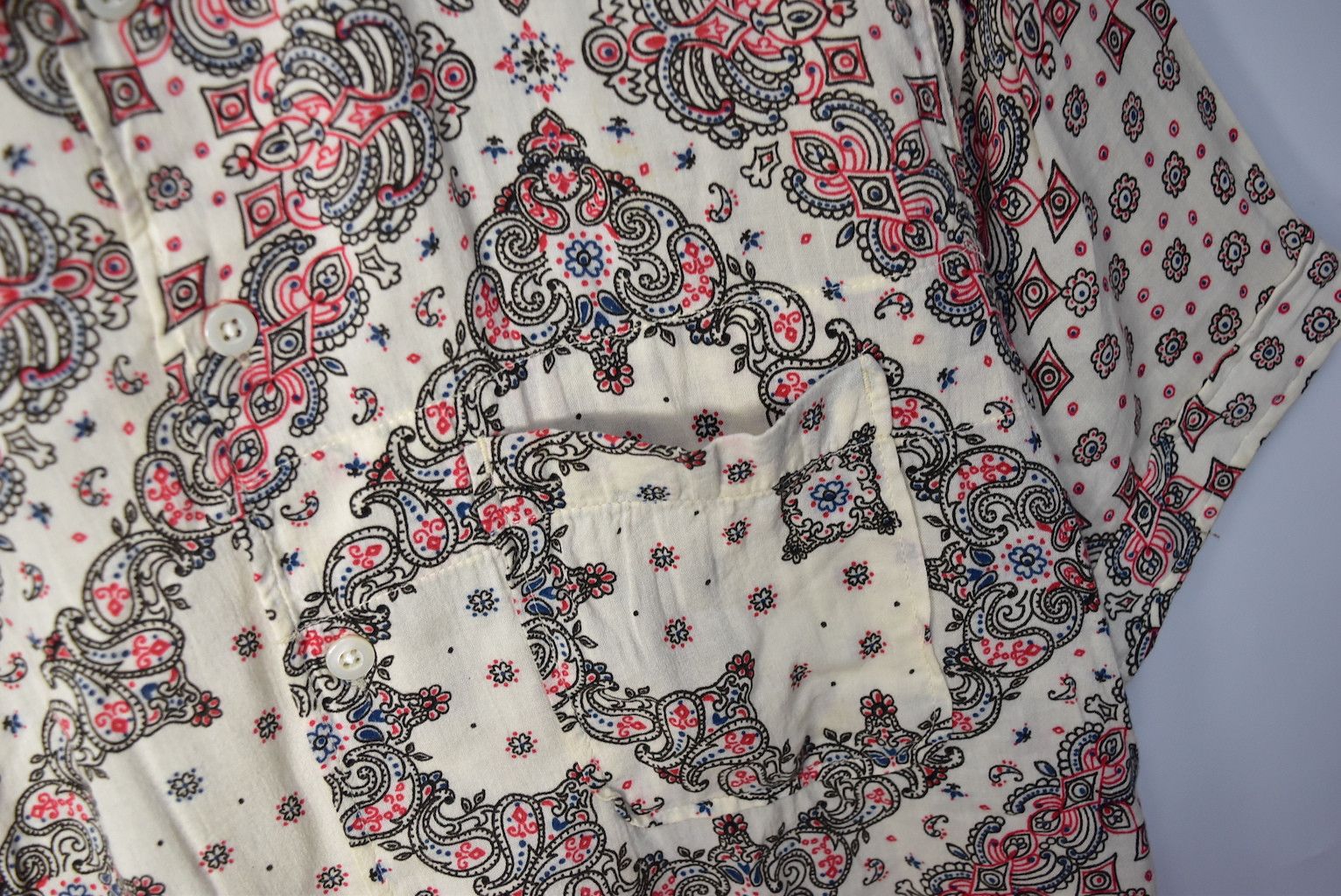 Engineered Garments Engineered Garments/paisley graphic shirt/17420 - 0090 69.5 Size US M / EU 48-50 / 2 - 6 Thumbnail
