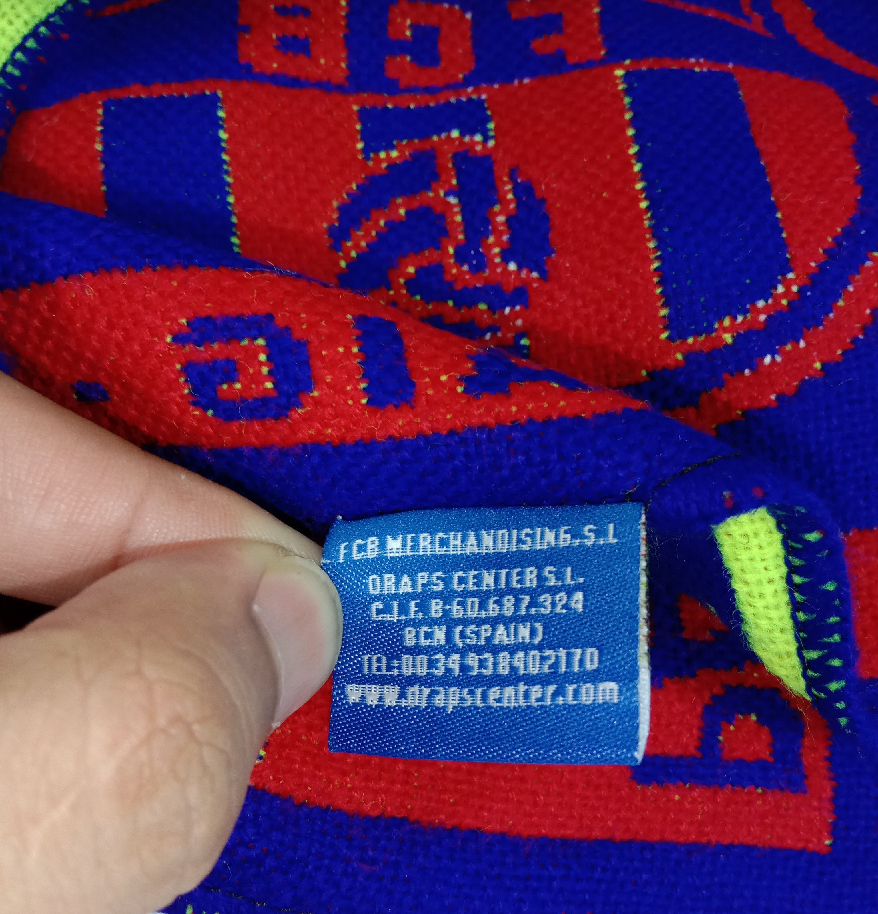 Other × Vintage Vintage Official FC Barcelona Scarf/Muffler Size ONE SIZE - 7 Thumbnail