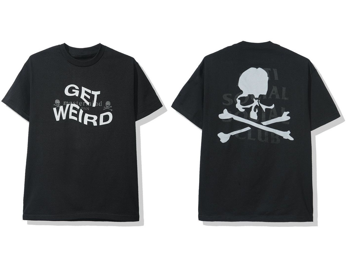 Anti Social Social Club × Mastermind Japan DS Mastermind X ASSC 3M Reflective Black Tee FTP BAPE KITH Size US S / EU 44-46 / 1 - 1 Thumbnail