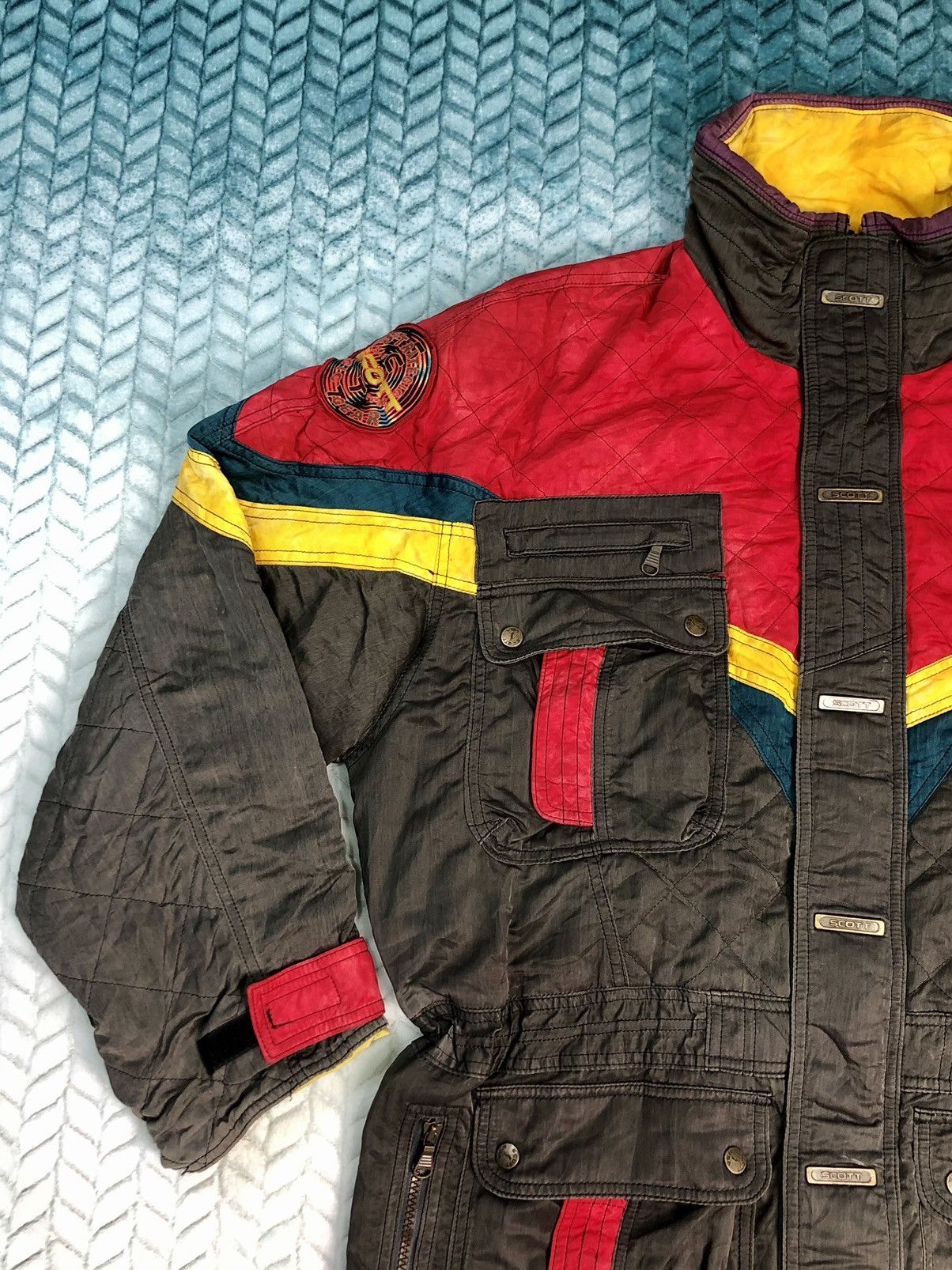 Japanese Brand Vintage Scott Goldwin Strategic Gear Multi Pocket Jacket Size US L / EU 52-54 / 3 - 3 Thumbnail