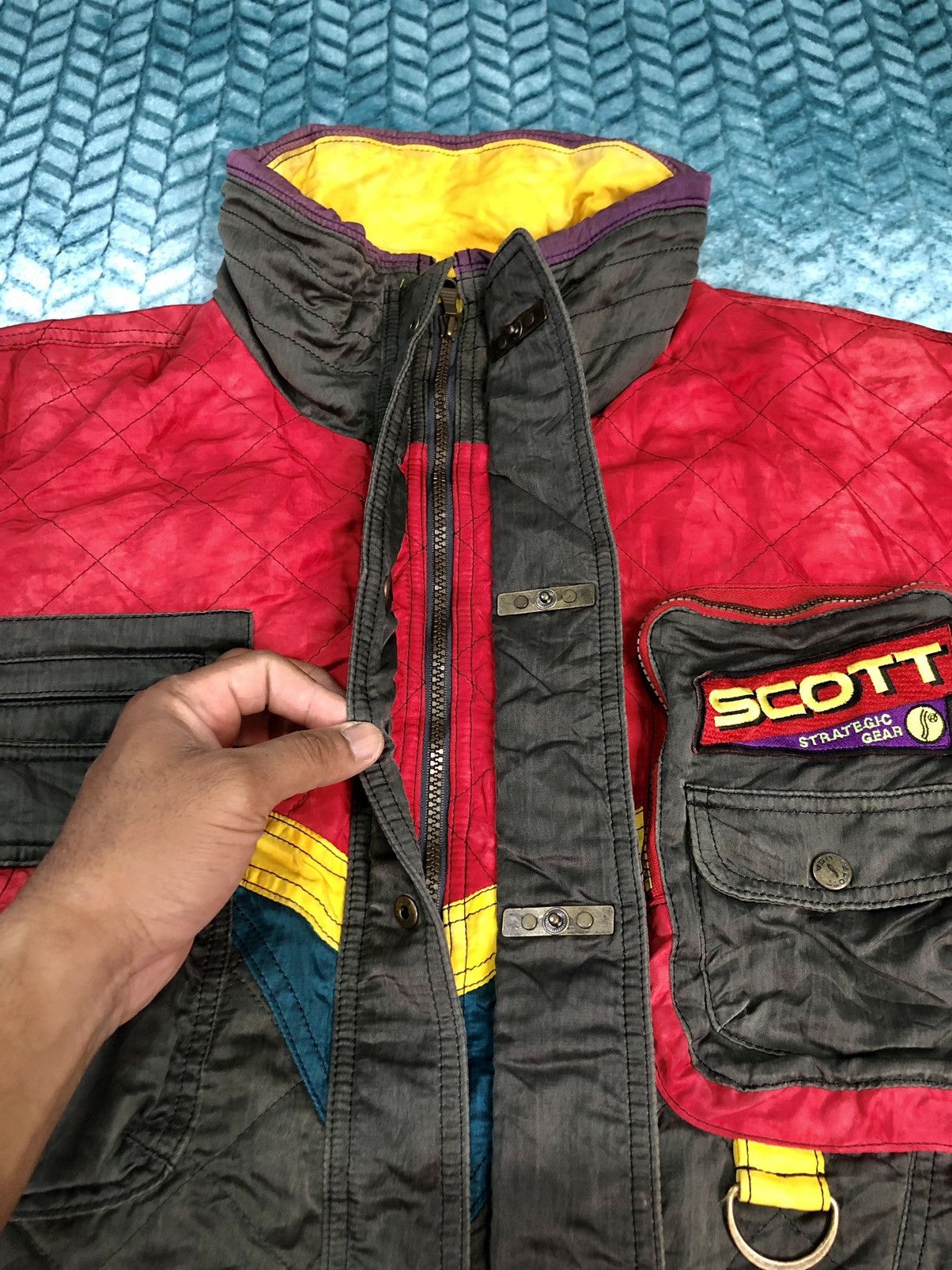 Japanese Brand Vintage Scott Goldwin Strategic Gear Multi Pocket Jacket Size US L / EU 52-54 / 3 - 9 Thumbnail