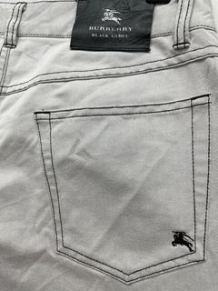 Burberry black deals label pants