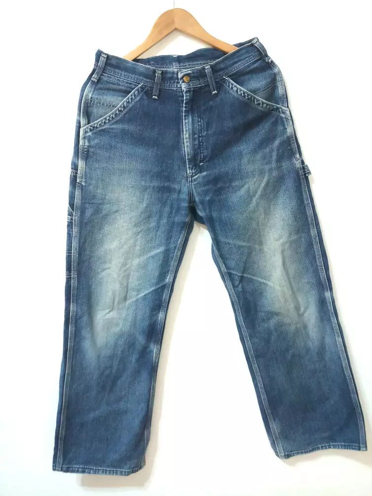 Vintage 🙌 Vintage 90s Lee Japan Denim Carpenter Size US 29 - 1 Thumbnail