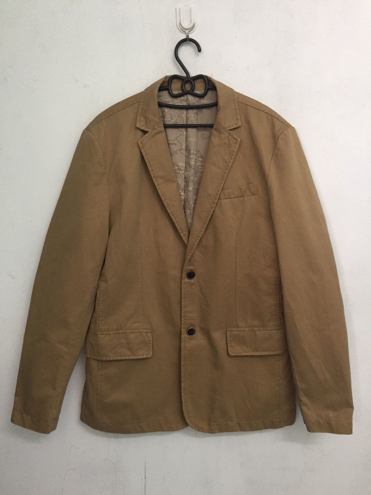 Japanese Brand Afs Jeep With Map Inner Outdoor Jacket Size US L / EU 52-54 / 3 - 2 Thumbnail