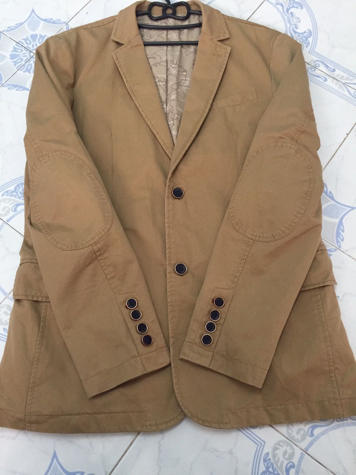 Japanese Brand Afs Jeep With Map Inner Outdoor Jacket Size US L / EU 52-54 / 3 - 12 Thumbnail
